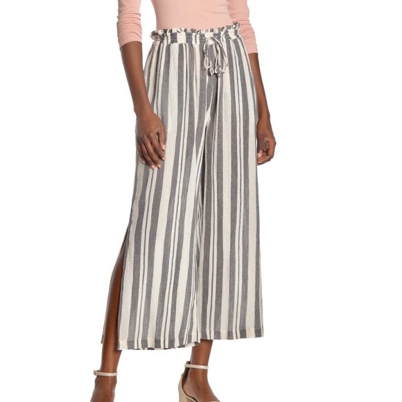 Joie Sylar Striped Wide Leg Pants - Picture 2 of 7
